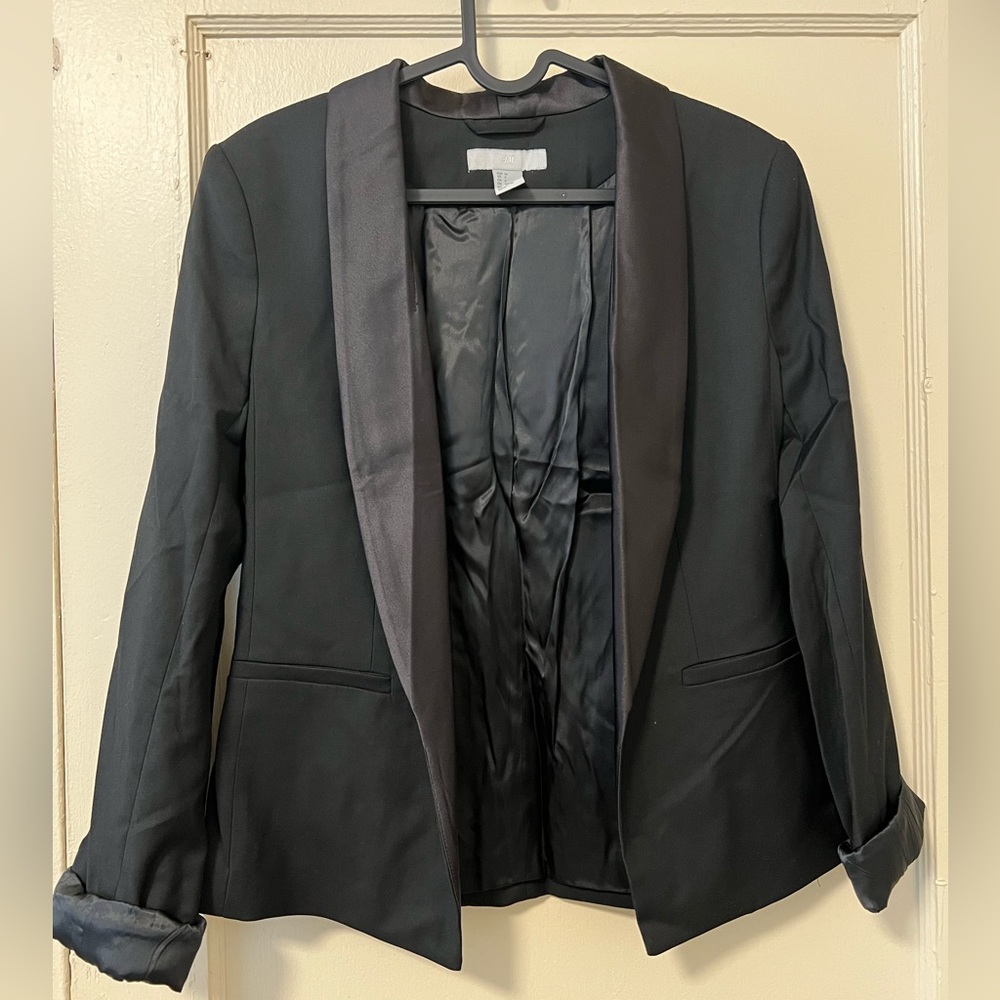 Black suit jacket